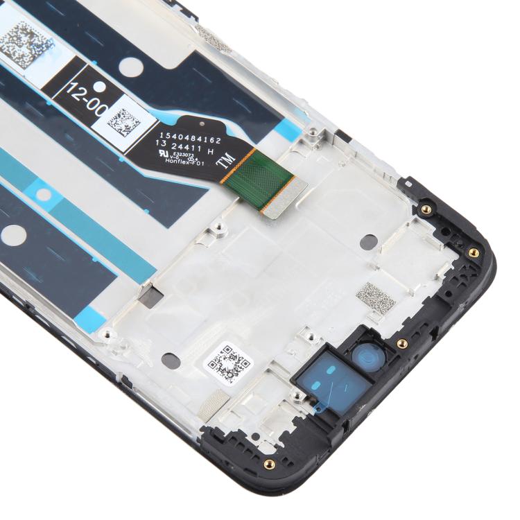 For Motorola Moto E15 OEM LCD Screen Digitizer Full Assembly with Frame