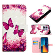For Xiaomi Redmi Note 13 Pro 4G Global 3D Painting Horizontal Flip Leather Phone Case(Rose Butterfly) - Note 13 Pro Cases by PMC TechLife | Online Shopping South Africa | PMC TechLife | Buy Now Pay Later Mobicred