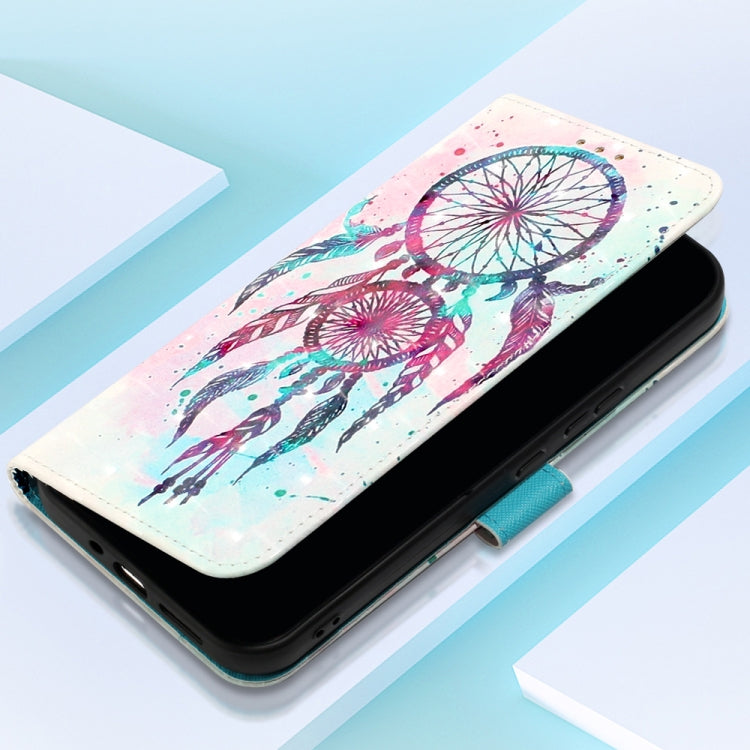 For Xiaomi Redmi Note 13 Pro+ 5G 3D Painting Horizontal Flip Leather Phone Case(Color Drop Wind Chimes)