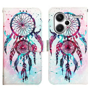 For Xiaomi Redmi Note 13 Pro+ 5G 3D Painting Horizontal Flip Leather Phone Case(Color Drop Wind Chimes)