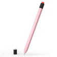 For Apple Pencil 1 Retro Pencil Style Liquid Silicone Stylus Case(Pink) - Pencil Accessories by PMC TechLife | Online Shopping South Africa | PMC TechLife | Buy Now Pay Later Mobicred