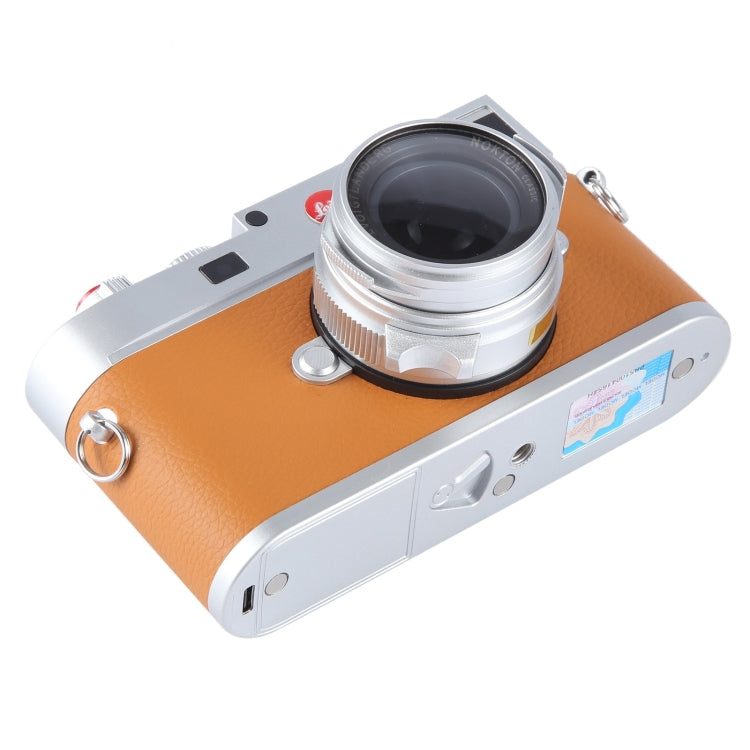 For Leica M11 Non-Working Fake Dummy Camera Model Photo Studio Props(Silver Brown)