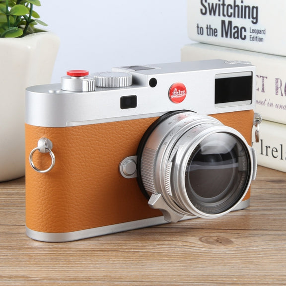 For Leica M11 Non-Working Fake Dummy Camera Model Photo Studio Props(Silver Brown)