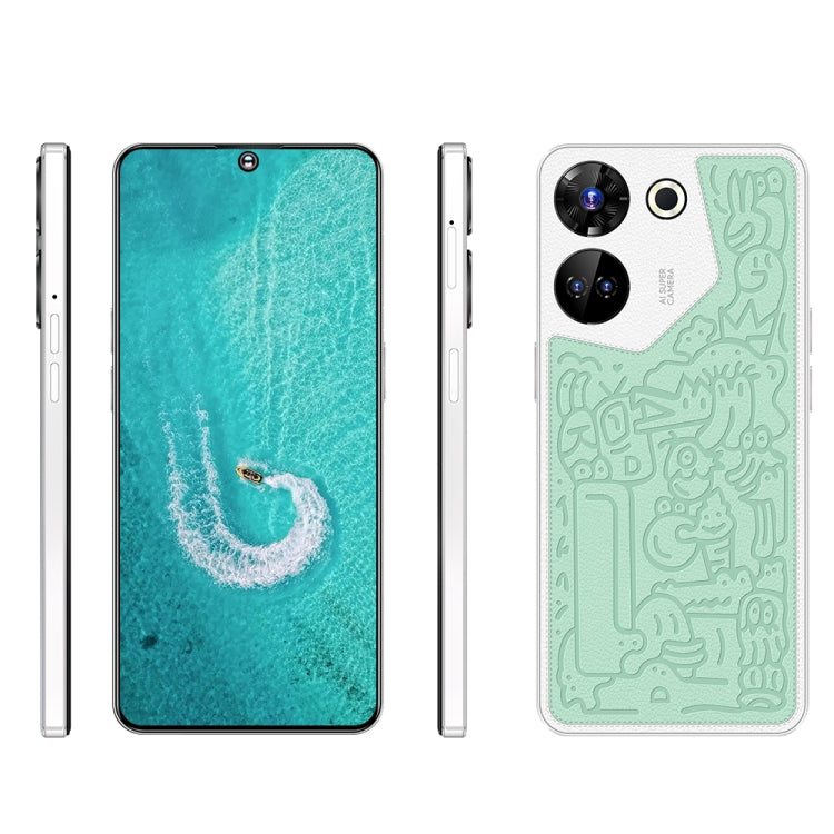C20 Art Edition, 3GB+32GB, 6.53 inch Face Identification Android 8.1 MTK6753 Octa Core , Network: 4G, Dual SIM(Green)