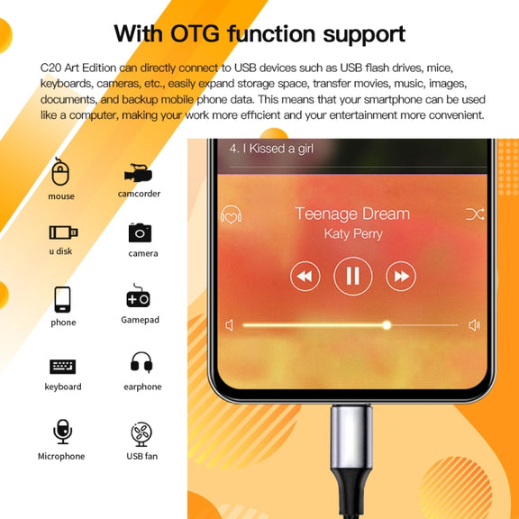 C20 Art Edition, 3GB+32GB, 6.53 inch Face Identification Android 8.1 MTK6753 Octa Core , Network: 4G, Dual SIM(Black)