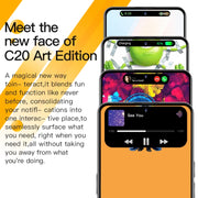 C20 Art Edition, 3GB+32GB, 6.53 inch Face Identification Android 8.1 MTK6753 Octa Core , Network: 4G, Dual SIM(Black)