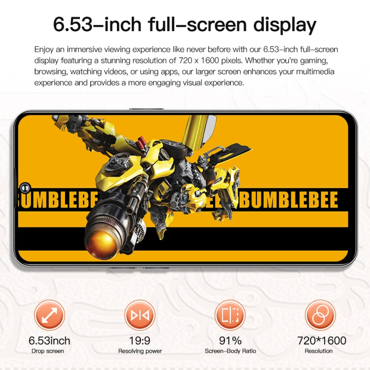 C20 Art Edition, 3GB+32GB, 6.53 inch Face Identification Android 8.1 MTK6753 Octa Core , Network: 4G, Dual SIM(Black)