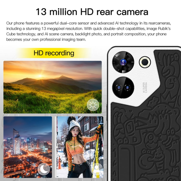 C20 Art Edition, 3GB+32GB, 6.53 inch Face Identification Android 8.1 MTK6753 Octa Core , Network: 4G, Dual SIM(Orange)