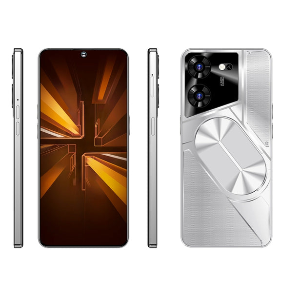 Povo5pro / PU31, 3GB+32GB, 6.53 inch Face Identification Android 8.1 MTK6753 Octa Core, Network: 4G, AI GPT4, Dual SIM(Silver)