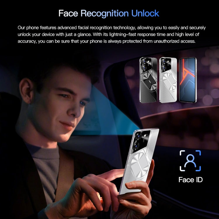 Povo5pro / PU31, 3GB+32GB, 6.53 inch Face Identification Android 8.1 MTK6753 Octa Core, Network: 4G, AI GPT4, Dual SIM(Black)