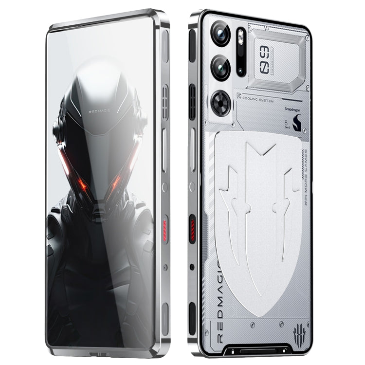 For ZTE nubia Red Magic 9 Pro Metal Cooling Phone Case(Silver)