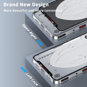 For ZTE nubia Red Magic 9 Pro Metal Cooling Phone Case(Silver)