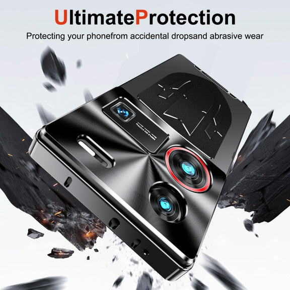 For ZTE nubia Z60 Ultra Metal Cooling Phone Case(Black)