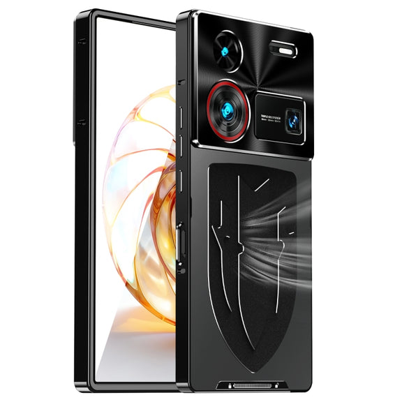 For ZTE nubia Z60 Ultra Metal Cooling Phone Case(Black)