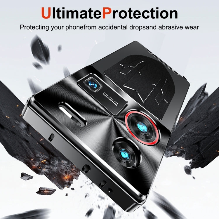 For ZTE nubia Z60 Ultra Leading Metal Cooling Phone Case(Black)