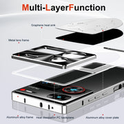 For ZTE nubia Z60 Ultra Leading Metal Cooling Phone Case(Silver)