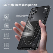For ZTE nubia Red Magic 10 Pro / 10 Pro+ Metal Cooling Phone Case(Black)