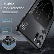 For ZTE nubia Red Magic 10 Pro / 10 Pro+ Metal Cooling Phone Case(Black)