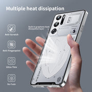 For ZTE nubia Red Magic 10 Pro / 10 Pro+ Metal Cooling Phone Case(Silver)