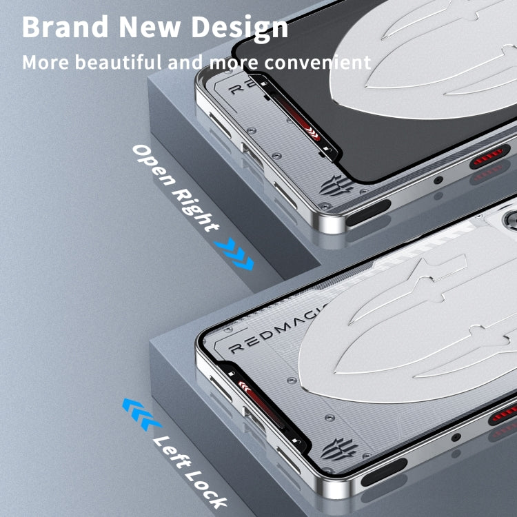 For ZTE nubia Red Magic 10 Pro / 10 Pro+ Metal Cooling Phone Case(Silver)