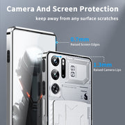 For ZTE nubia Red Magic 10 Pro / 10 Pro+ Metal Cooling Phone Case(Silver)