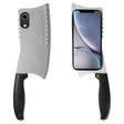 For iPhone XR Simulated Kitchen Knife TPU + PC Phone Case(Silver) - free shipping - PMC TechLife - Order now!