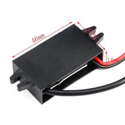 12V to 5V 3A Car Power Converter DC Module Voltage Regulator, Style:Dual USB Female