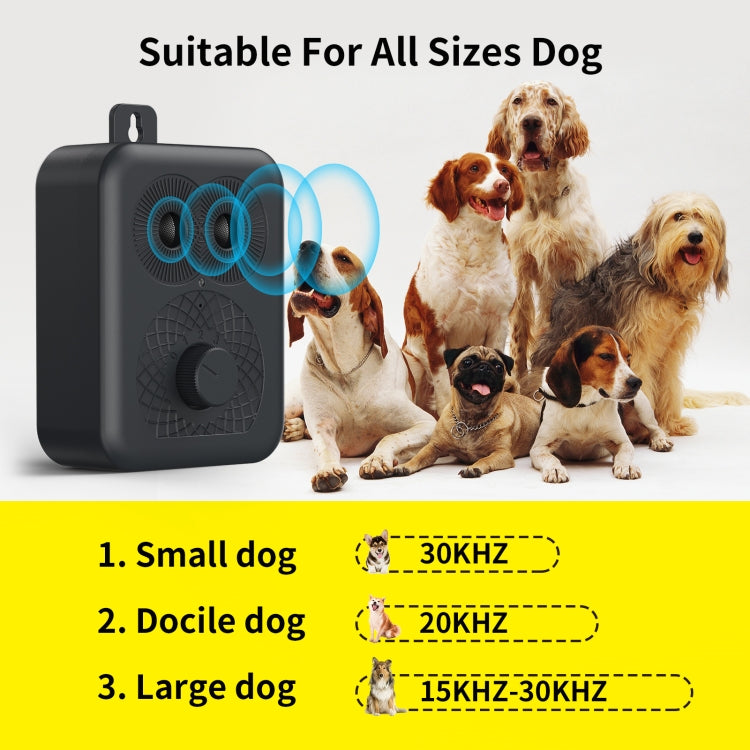 N20 Portable Fully Automatic Ultrasonic Dog Training Device(Black)