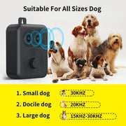 N20 Portable Fully Automatic Ultrasonic Dog Training Device(Black)