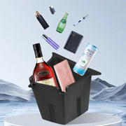 For Tesla Model Y 2021-2023 2pcs / Set Car Trunk Side Storage Box, Flagship Model, Style:with Cover