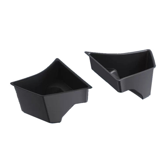 For Tesla Model 3 2pcs / Set Car Trunk Side Storage Box, Flagship Model, Style:without Cover
