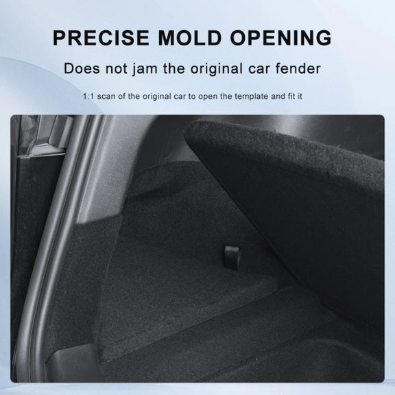 For Tesla Model 3 2pcs / Set Car Trunk Side Storage Box, Flagship Model, Style:without Cover