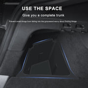 For Tesla Model 3 2pcs / Set Car Trunk Side Storage Box, Flagship Model, Style:with Cover