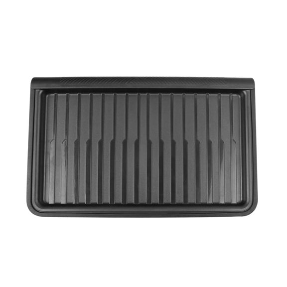 For Tesla Model Y 2021-2023 TPE Storage Organizer Under Car Seat, Style:with Cover(Black)