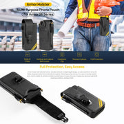 For Ulefone Armor 26 Ultra Ulefone Armor Holster Multi-Purpose Phone Pouch Waist Bag(Black)
