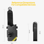 For Ulefone Armor 26 Ultra Ulefone Armor Holster Multi-Purpose Phone Pouch Waist Bag(Black)