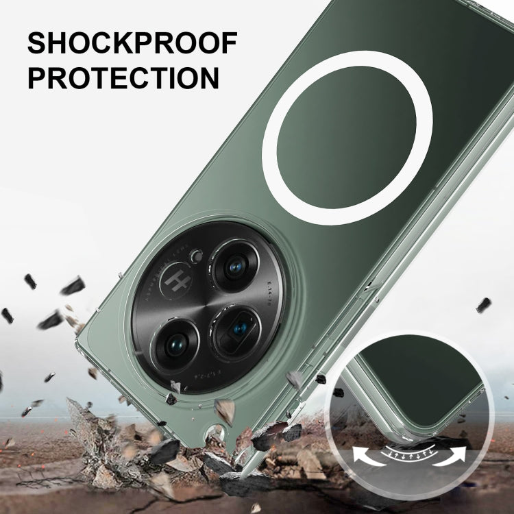 For OnePlus Open Scratchproof PC Transparent MagSafe Phone Case
