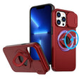 For iPhone 13 Pro Max Camshield MagSafe Ring Holder Armor Phone Case(Red) - free shipping - PMC TechLife - Order now!