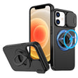 For iPhone 12 Camshield MagSafe Ring Holder Armor Phone Case(Black) - free shipping - PMC TechLife - Order now!