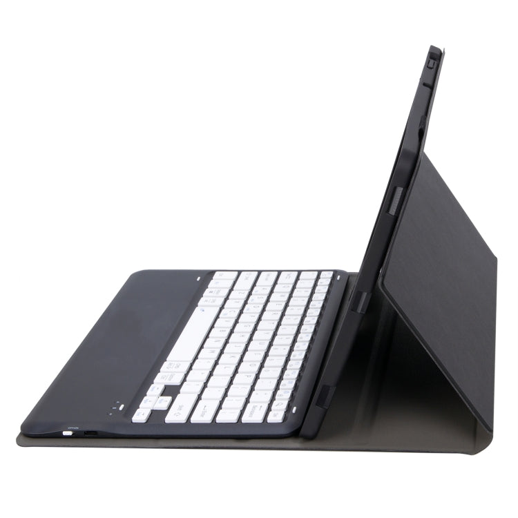 For Honor Pad 9 AH19 TPU Ultra-thin Detachable Bluetooth Keyboard Tablet Leather Case(Black + White)