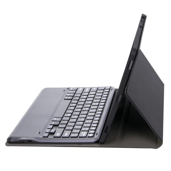 For Honor Pad 9 AH19 TPU Ultra-thin Detachable Bluetooth Keyboard Tablet Leather Case(Black)