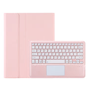 For Honor Pad 9 AH19-A TPU Ultra-thin Detachable Bluetooth Keyboard Tablet Leather Case with Touchpad(Pink)
