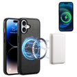 For iPhone 16 Denior Cowhide Texture Leather MagSafe Phone Case(Black) - iPhone 16 Cases by Denior | Online Shopping South Africa | PMC TechLife | Buy Now Pay Later Mobicred