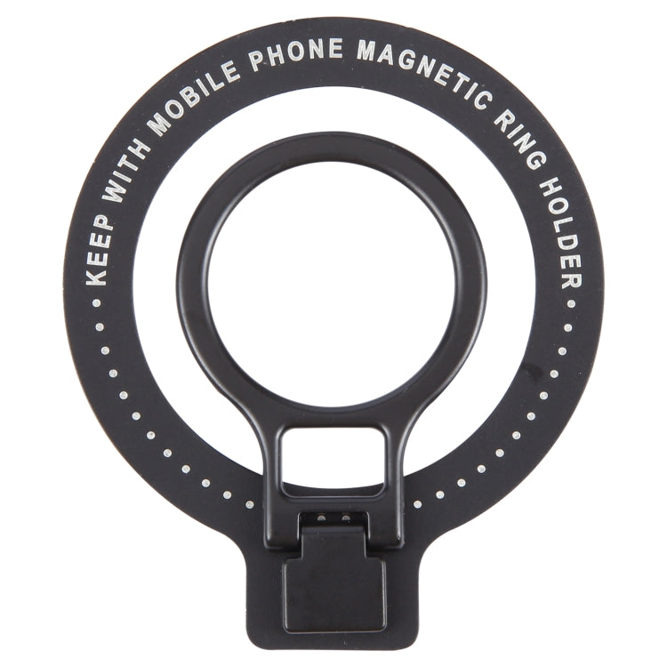 CPS-050 Adhesive MagSafe Magnetic Ring Phone Ring Holder(Black)