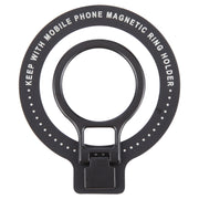 CPS-050 Adhesive MagSafe Magnetic Ring Phone Ring Holder(Black)