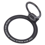 CPS-050 Adhesive MagSafe Magnetic Ring Phone Ring Holder(Black)