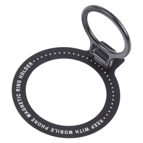 CPS-050 Adhesive MagSafe Magnetic Ring Phone Ring Holder(Black)