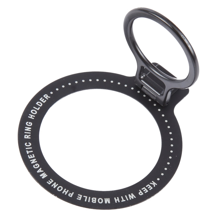 CPS-050 Adhesive MagSafe Magnetic Ring Phone Ring Holder(Black)