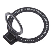 CPS-050 Adhesive MagSafe Magnetic Ring Phone Ring Holder(Black)