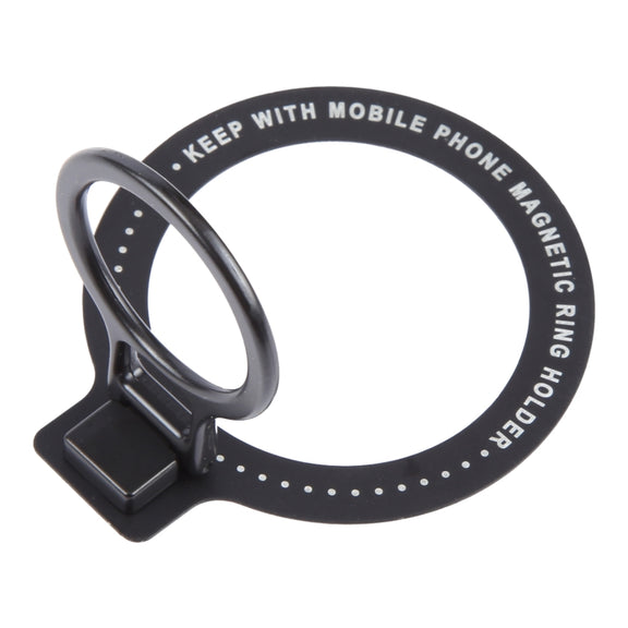 CPS-050 Adhesive MagSafe Magnetic Ring Phone Ring Holder(Black)